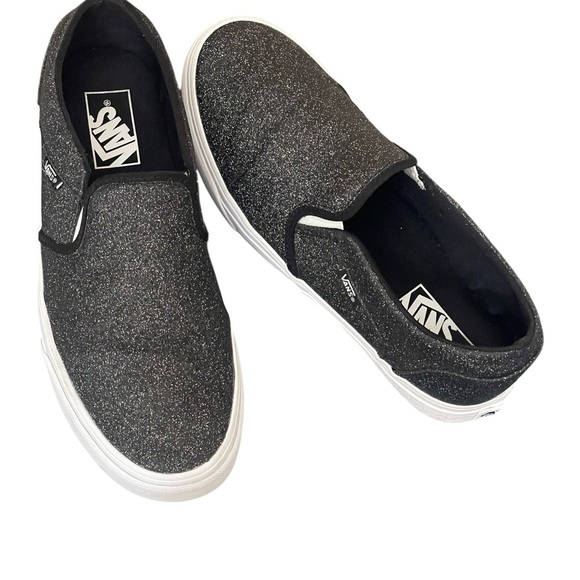 Vans Black Glitter Slip-On
Sneakers size 9.5 womens - Picture 1 of 13